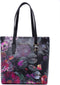 Melli Mello - Rock & Rose Shopper - Zwart gebloemd - Handtas - Schoudertas - PU leder