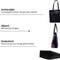 Melli Mello - Rock & Rose Shopper - Zwart gebloemd - Handtas - Schoudertas - PU leder