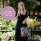 Melli Mello - Rock & Rose Shopper - Zwart gebloemd - Handtas - Schoudertas - PU leder