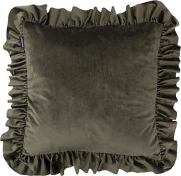 Melli Mello - Ruffle - sierkussen - Groen - 50 x 50cm