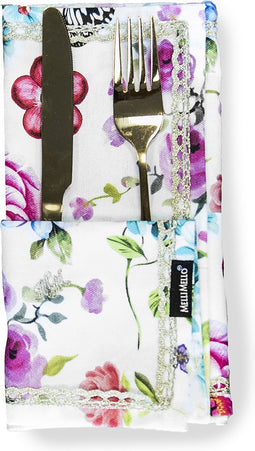Melli Mello - Servet Bloemen - servet - bloemen - 2 stuks