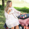 Melli Mello - Sierkussen - Flower Power - Bloemen - Stippen