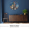 Melli Mello - Skyline By Night - Muurcirkel - Ø100 cm - Wallcircle - Wanddecoratie - Dibond - Woonaccessoire - Kunst - Schilderij