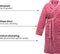 Melli Mello Sweet Escape - Badjas - Ochtendjas - Maat S/M - Roze - Zacht - Velvet