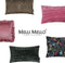 Melli Mello Sweet Escape - Sierkussen - 30x50cm - Roze - Velvet - inclusief binnen kussen - met print.