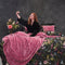 Melli Mello Sweet Escape - Sierkussen - 30x50cm - Roze - Velvet - inclusief binnen kussen - met print.