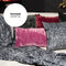 Melli Mello Sweet Escape - Sierkussen - 30x50cm - Roze - Velvet - inclusief binnen kussen - met print.