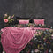Melli Mello Sweet Escape - Sierkussen - 45x45cm - Roze - Velvet - Inclusief binnen kussen - met print