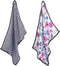 Melli Mello - Theedoek Floral x Stripes - keukentextiel - bloemen - strepen - 2 stuks