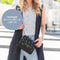 Melli Mello - To the Stars -Hippouch tas - Zwart - Heuptas - Schoudertas - Cross-over tas - Sterren - PU leder