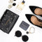 Melli Mello - To the Stars -Hippouch tas - Zwart - Heuptas - Schoudertas - Cross-over tas - Sterren - PU leder