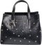 Melli Mello - To the Stars - Shopper small - Zwart - Handtas - Sterren - PU leder