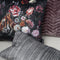 Melli Mello Walk the Line - Sierkussen - 30x50cm - Gestreept - Velvet - inclusief binnen kussen - met print