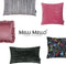 Melli Mello Walk the Line - Sierkussen - 30x50cm - Gestreept - Velvet - inclusief binnen kussen - met print