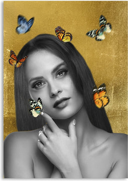 Melli Mello - Wall Art - 70x100cm - Plexiglas - Interieur - Fluttering Feelings - Woonaccessoire - Wanddecoratie - Kunst - Art - Schilderij – Poster