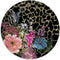Melli Mello - Zebra - Wall Circle - Ø100 cm - Muurcirkel - Wanddecoratie - Dibond - Voor Binnen & Buiten - Woonaccessoire - Kunst - Schilderij