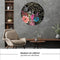 Melli Mello - Zebra - Wall Circle - Ø100 cm - Muurcirkel - Wanddecoratie - Dibond - Voor Binnen & Buiten - Woonaccessoire - Kunst - Schilderij