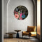 Melli Mello - Zebra - Wall Circle - Ø50 cm - Muurcirkel - Wanddecoratie - Dibond - Voor Binnen & Buiten - Woonaccessoire - Kunst - Schilderij
