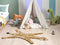 MELMAN - Kindervloerkleed - Bruin/Beige - 100 x 160 cm - Wol