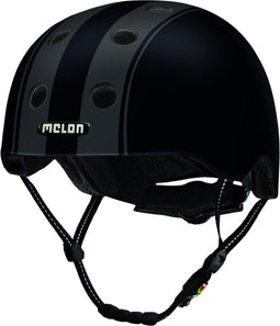 Melon Fietshelm Urban Active Dd Polycarbonaat Zwart Mt 46-52 Cm