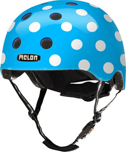Melon helm Dotty Blue XXS-S (46-52cm) blauw