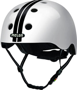 Melon Kinderhelm Urban Active 46-52 Cm Zwart/wit Maat Xxs/s