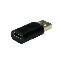 Value 12.99.2995 - USB A naar USB-C Adapter - M/F - Zwart