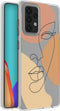 iMoshion Hoesje Geschikt voor Samsung Galaxy A52 (5G) / A52s / A52 (4G) Hoesje Siliconen - iMoshion Design hoesje - Transparant / Line Art Color Face