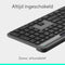 Logitech Signature Slim Solar+ K980 - Draadloos Toetsenbord - Zonne-energie - Qwerty US
