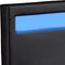 Juskys Sevilla - Gestoffeerd bed - 140 x 200 cm - LED Verlichting - Zwart