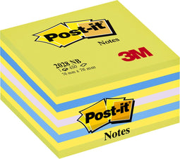 Memoblok 3M Post-it 2028 76x76mm kubus neon groen