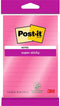 Memoblok 3m post-it 4645 ss 101x152mm lijn roze