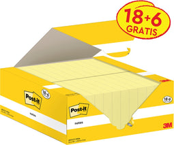 Memoblok 3m post-it 653-cy 38mmx51mm geel | 12 stuks