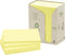 Memoblok 3M Post-it 655 76x127mm recycled geel 16x100 vel