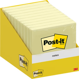 Memoblok 3m post-it 6820 76x76mm geel