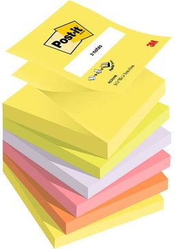 Memoblok 3m post-it z-note r330 76x76mm ass kleur | 12 stuks