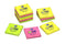 Memoblok Oxford Spot Notes 75x75mm assorti