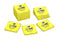 Memoblok Oxford Spot Notes 75x75mm geel