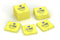 Memoblok Oxford Spot Notes 75x75mm geel