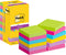 Memoblok post-it 654 super sticky 76x76mm rainbow | 12 stuks