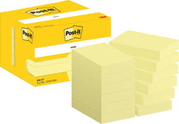 Memoblok post-it 656 51x76mm canary yellow | 16 stuks