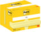 Memoblok post-it 656 51x76mm canary yellow | 16 stuks