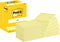 Memoblok post-it 657 76x102mm geel | 8 stuks