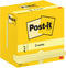 Memoblok post-it z-note r350 76x127mm geel | 12 stuks