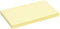 Memoblok Quantore 76x127mm geel | 6 stuks