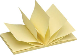 Memoblok Quantore Z-Note 76x76mm geel | 6 stuks