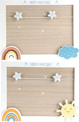 Memobord MDF Regenboog