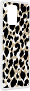 Hoesje Siliconen Geschikt voor Samsung Galaxy S10 Lite - Design Backcover siliconen - Meerkleurig / Panther Black / Gold
