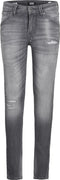 JACK&JONES JUNIOR JJIDAN JJFOX GE 376 I.K JR - Jongens Jeans - Super skinny - Grijs - Maat 176