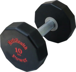 Men's Health Urethane Dumbbell 10 kg - Crossfit - Oefeningen - Fitness gemakkelijk thuis - Fitnessaccessoire